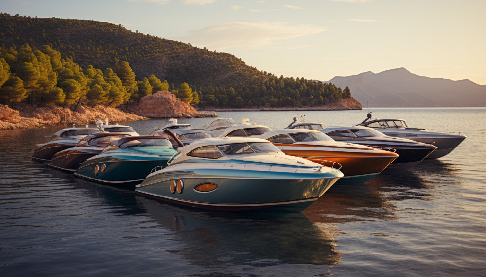 Motor yachts by type of hull or displacement